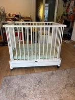 Mooi houten babypark/box in goede staat, Kinderen en Baby's, Babyparken, Ophalen, Gebruikt, Vierkant, In hoogte verstelbaar