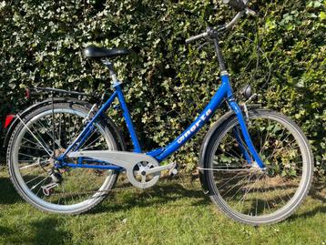 Blauwe Norta stadsfiets 26” beschikbaar voor biedingen