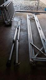 Échafaudage INSTANT 6,3m pièces + stabilisateurs, Bricolage & Construction, Échafaudages, Enlèvement, Utilisé, Échafaudage fixe ou roulant