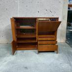 Vintage houten kast / barkast / vitrine, Kinderen en Baby's, Ophalen of Verzenden, Commode