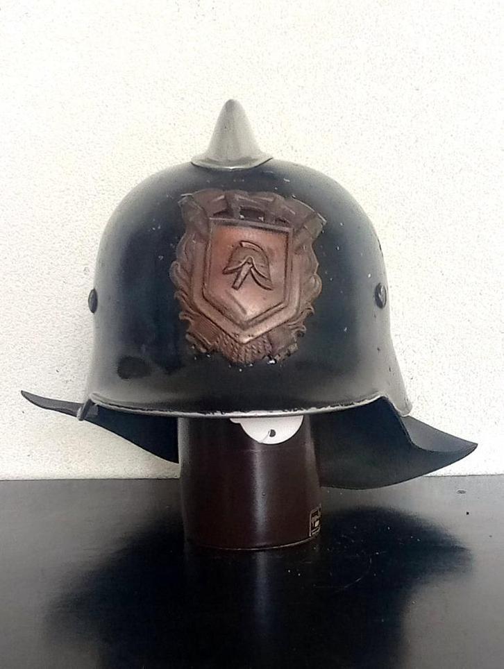 Nederlandse brandweerhelm (midden 20s eeuw), Verzamelen, Militaria | Algemeen, Overige soorten, Overige typen, Ophalen of Verzenden