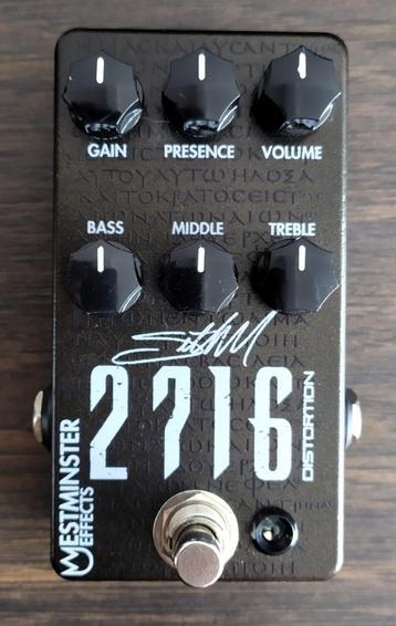 2716 Seth Morrison Signature Distortion - Westminster effect, Enlèvement ou Envoi, Comme neuf, Distortion, Overdrive ou Fuzz