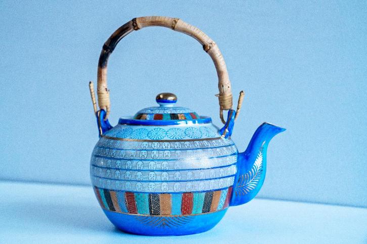 Vintage Japanse theepot, Antiek en Kunst, Antiek | Keramiek en Aardewerk, Ophalen of Verzenden