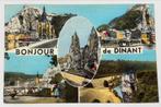 Oude postkaart 1961 Bonjour de Dinant Artcolor, Ophalen of Verzenden, 1960 tot 1980, Gelopen, Namen