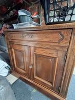 Lage eiken kast, Antiek en Kunst, Ophalen