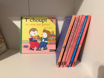 Lot de 7 livres T’choupi – Thierry Courtin – Nathan, Garçon ou Fille, Fiction général, Comme neuf, Enlèvement