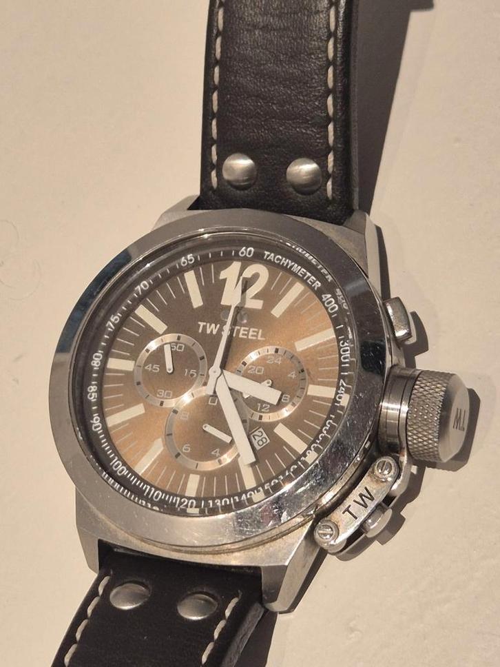 TW Steel chronograaf – gebruikt (batterij te vervangen), Bijoux, Sacs & Beauté, Montres | Hommes, Utilisé, Montre-bracelet, Autres marques