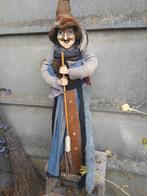 Mooie heks met ogen met verlichting Halloween, Hobby en Vrije tijd, Ophalen of Verzenden, Zo goed als nieuw