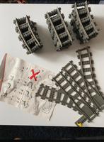 Lego train rails 9V voor set 4559, Enlèvement, Comme neuf