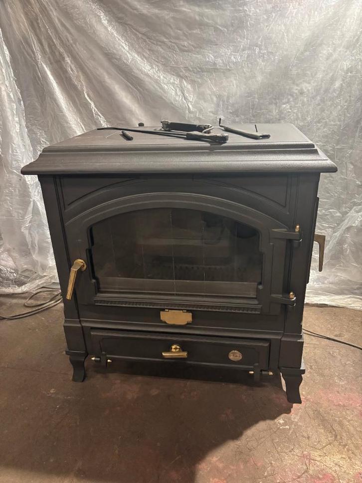 Poêle bois charbon efel harmony 16kw, Maison & Meubles, Poêles, Bois, Enlèvement