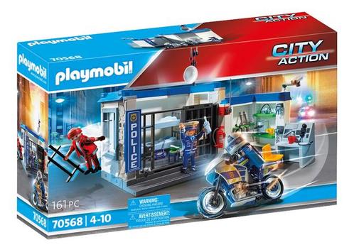 PLAYMOBIL City Action: ontsnapping uit de gevangenis - 70568, Kinderen en Baby's, Speelgoed | Playmobil, Zo goed als nieuw, Ophalen of Verzenden