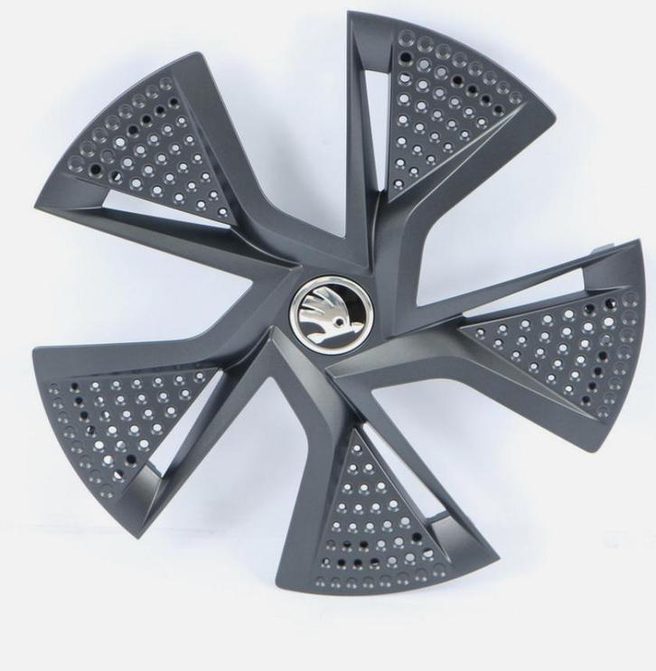 3 originele Skoda Fabia 15" wieldoppen, Auto diversen, Wieldoppen, Nieuw, Ophalen of Verzenden