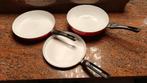 Drie delig pannenset., Huis en Inrichting, Keuken | Potten en Pannen, Ophalen, Nieuw, Pannenset
