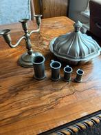 Set tinnen voorwerpen, Antiek en Kunst, Ophalen