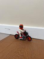 Playmobil motor en motorrijder, Kinderen en Baby's, Ophalen of Verzenden, Zo goed als nieuw