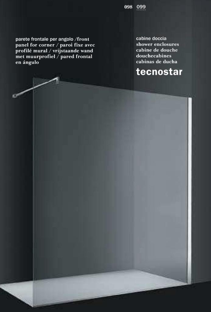 Paroi Douche 160x200cm - VERRE OPALIN 8mm - NEUVE EN BOITE !, Doe-het-zelf en Bouw, Sanitair, Douche, Glas, Ophalen