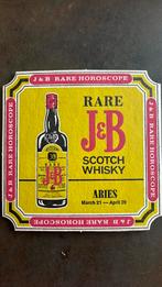 Vintage Whisky J&B Horoscope Aries onderzetters, Ophalen of Verzenden, Zo goed als nieuw