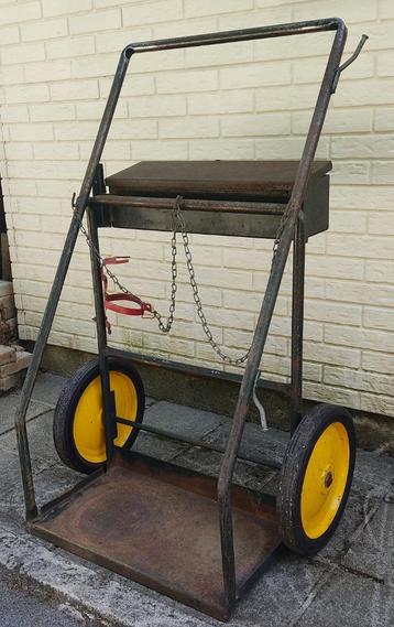 Industriële trolley, Ophalen, Gebruikt