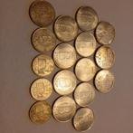 Lot de pièces de 500, 250, 100 et 50 frans belges. Argent, Argent, Argent