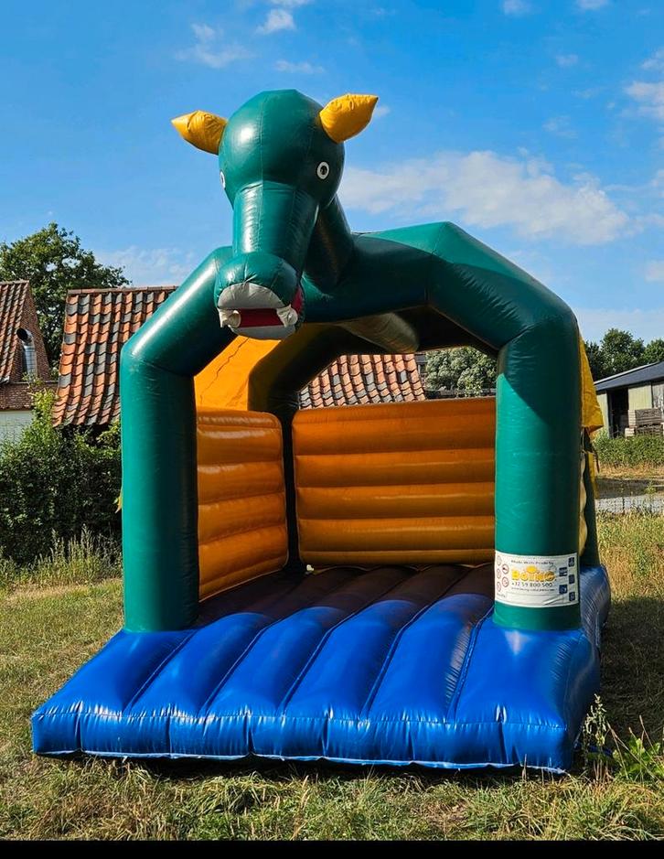 GROTE ACTIE Springkasteel Dragon Mini te koop!!, Hobby & Loisirs créatifs, Articles de fête | Location, Enlèvement