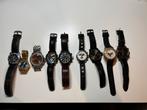 Lot de montres diverses., Handtassen en Accessoires, Horloges | Heren, Ophalen, Gebruikt, Polshorloge