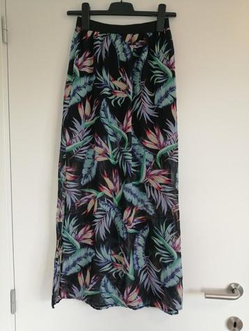 Lange rok met print en split H&M maat S beschikbaar voor biedingen