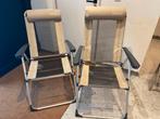 2 kampeerstoelen met verstelbare rugleuning, Ophalen, Zo goed als nieuw