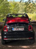 FIAT 500C - TWIN AIR TURBO 0.9, Auto's, Automaat, Euro 6, Leder en Stof, Zwart