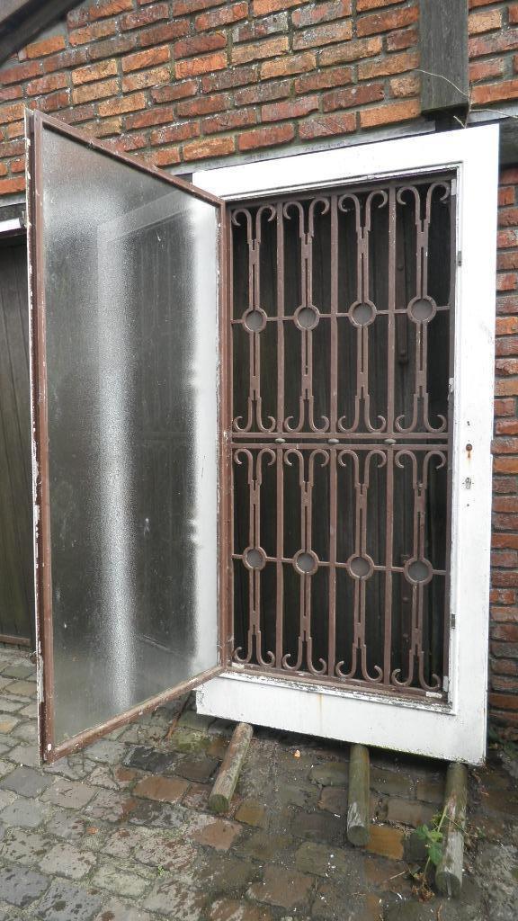 deuren en kozijnen, Bricolage & Construction, Châssis & Portes coulissantes, Utilisé, Métal, 150 à 225 cm, 150 à 225 cm, Vitre comprise