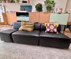 Zetel in goede staat, Huis en Inrichting, Ophalen, Gebruikt, Driepersoons, Leer