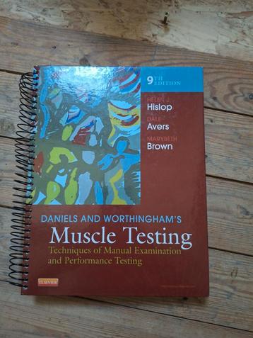tests musculaires Daniels et Worthingham