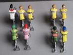 Special retro metalen wielrennertjes 9 stuks, Verzenden