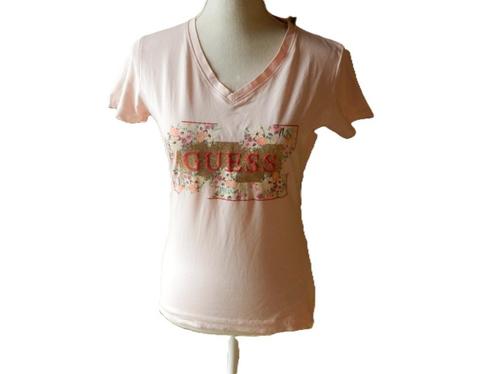 (56) - tee shirt femme t.38 rose - guess -, Kleding | Dames, T-shirts, Zo goed als nieuw, Maat 38/40 (M), Roze, Korte mouw, Ophalen of Verzenden