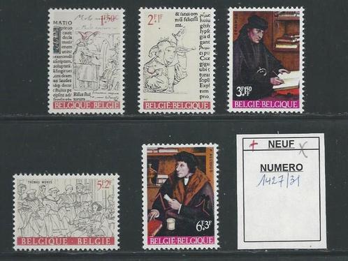 Timbres neufs ** Belgique N 1427-1431, Postzegels en Munten, Postzegels | Europa | België, Postfris, Postfris, Ophalen of Verzenden