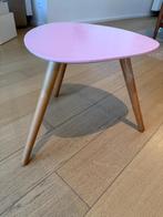 Bijzettafel Roze met schuine poten, Ophalen, Minder dan 45 cm, Minder dan 55 cm, Gebruikt