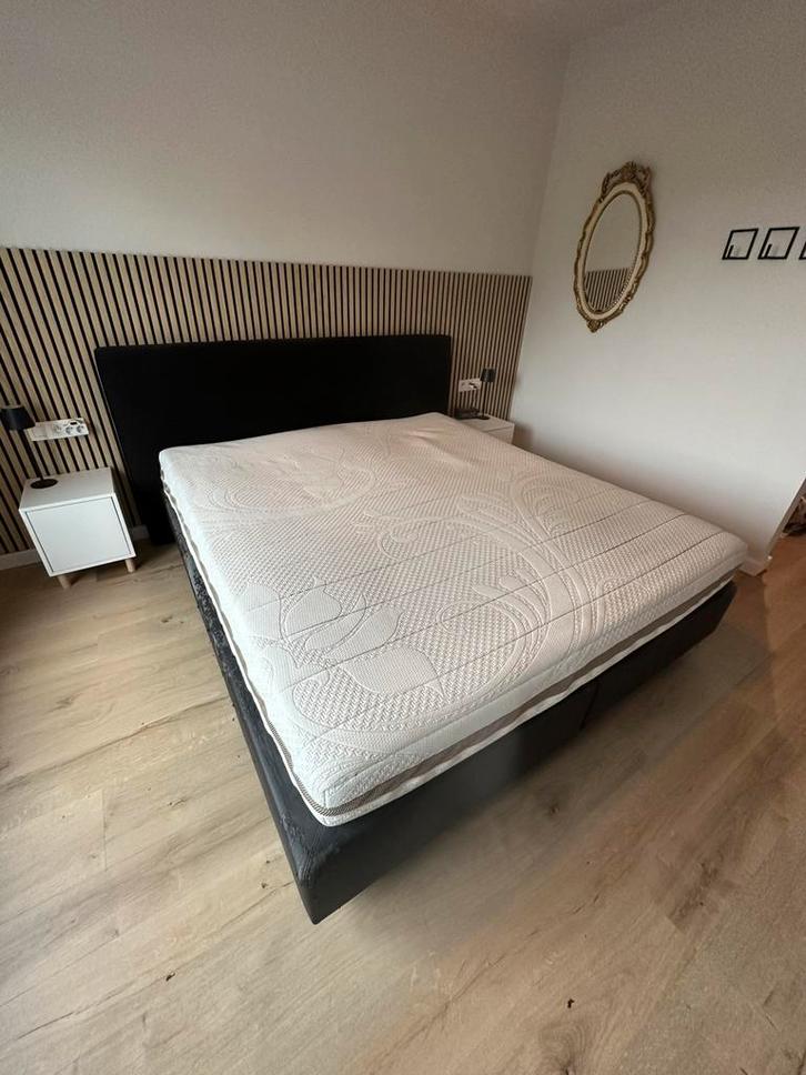 Boxspring 180x200, Huis en Inrichting, Slaapkamer | Slaapbanken, Gebruikt, Ophalen