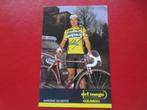 wielerkaart 1988 team del tongo giuseppe saronni signe, Comme neuf, Envoi