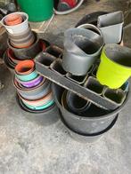 gratis afhalen : plastic bloempotjes, Ophalen, Gebruikt, Kunststof, Tuin