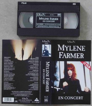 Mylène Farmer videoband VHS/Secam, En Concert beschikbaar voor biedingen