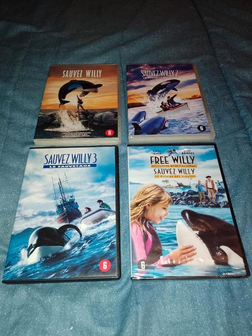 A vendre en 4 DVD l'intégral de Sauvez Willy casi neuf, CD & DVD, DVD | Enfants & Jeunesse, Comme neuf, Film, Tous les âges, Enlèvement ou Envoi
