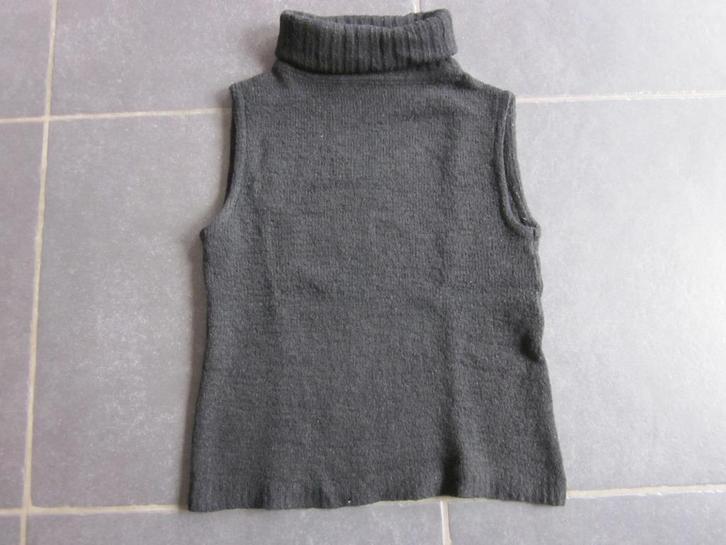 zwarte trui met rolkraag zonder mouwen, Kleding | Dames, Truien en Vesten, Gedragen, Maat 38/40 (M), Zwart, Ophalen of Verzenden