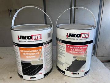 IKO PRO dakonderhoud 5L + IKO PRO SA Bitumen primer 5L beschikbaar voor biedingen