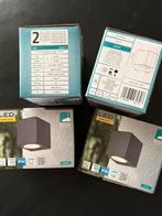 Set van 4 outside LED wandlampen - nieuw, Verzenden, Nieuw, Kunststof