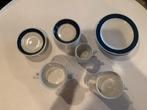 Blauw/wit hotel servies, Ophalen, Gebruikt, Bord(en)