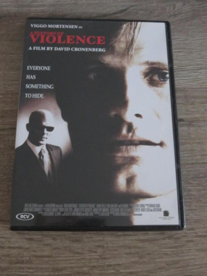 DVD: A History of Violence - Mortensen - Bello - Hurt, Cd's en Dvd's, Dvd's | Thrillers en Misdaad, Zo goed als nieuw, Actiethriller