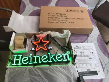 Heineken bier LED lichtreclame, nieuw beschikbaar voor biedingen