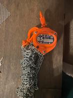 Handtakel Rema 0,5ton 3meter, Doe-het-zelf en Bouw, Lieren en Takels, Verzenden, Gebruikt