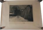 Jan Van Looy ets (1882-1971)., Antiek en Kunst, Ophalen of Verzenden