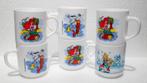 6 Mugs Arcopal La Petite Sirène (5x) - Assurancetourix (1x), Verzamelen, Ophalen of Verzenden, Zo goed als nieuw, Kop en/of schotel