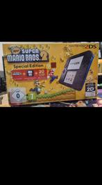 Nintendo 2ds mario bros 2 spécial edition, Games en Spelcomputers, Spelcomputers | Nintendo 2DS en 3DS, Ophalen, Blauw, 2DS, Zo goed als nieuw